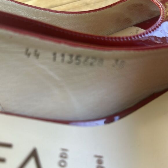 Gadea By Lodi Red Slingback Shoes 38=7.5 - Picture 9 of 9